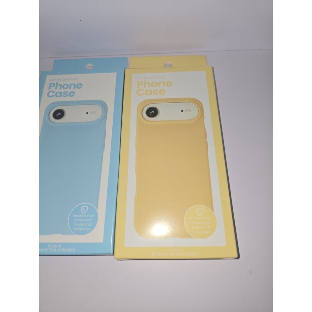 Popsocket Iphone Air Cases Bundle Lot Yellow Blue - Picture 3 of 3